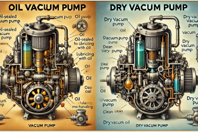 تفاوت‌ های پمپ وکیوم روغنی و خشک