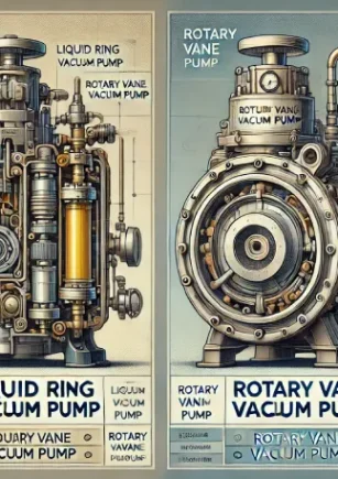 مقایسه پمپ وکیوم حلقه مایع و پمپ وکیوم روتاری
